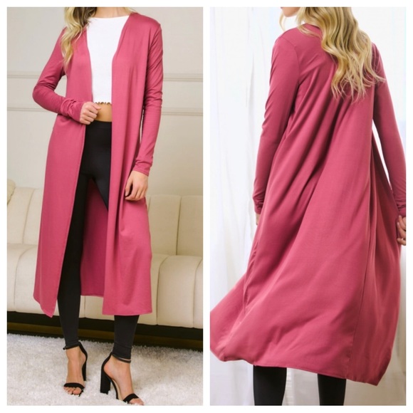 Fabulous Long Duster Open Cardigan - Picture 1 of 6